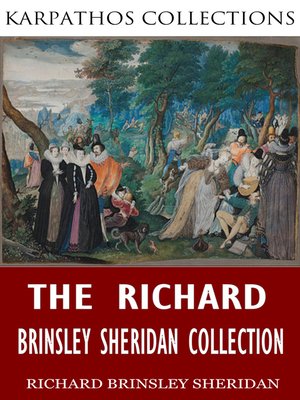 cover image of The Richard Brinsley Sheridan Collection